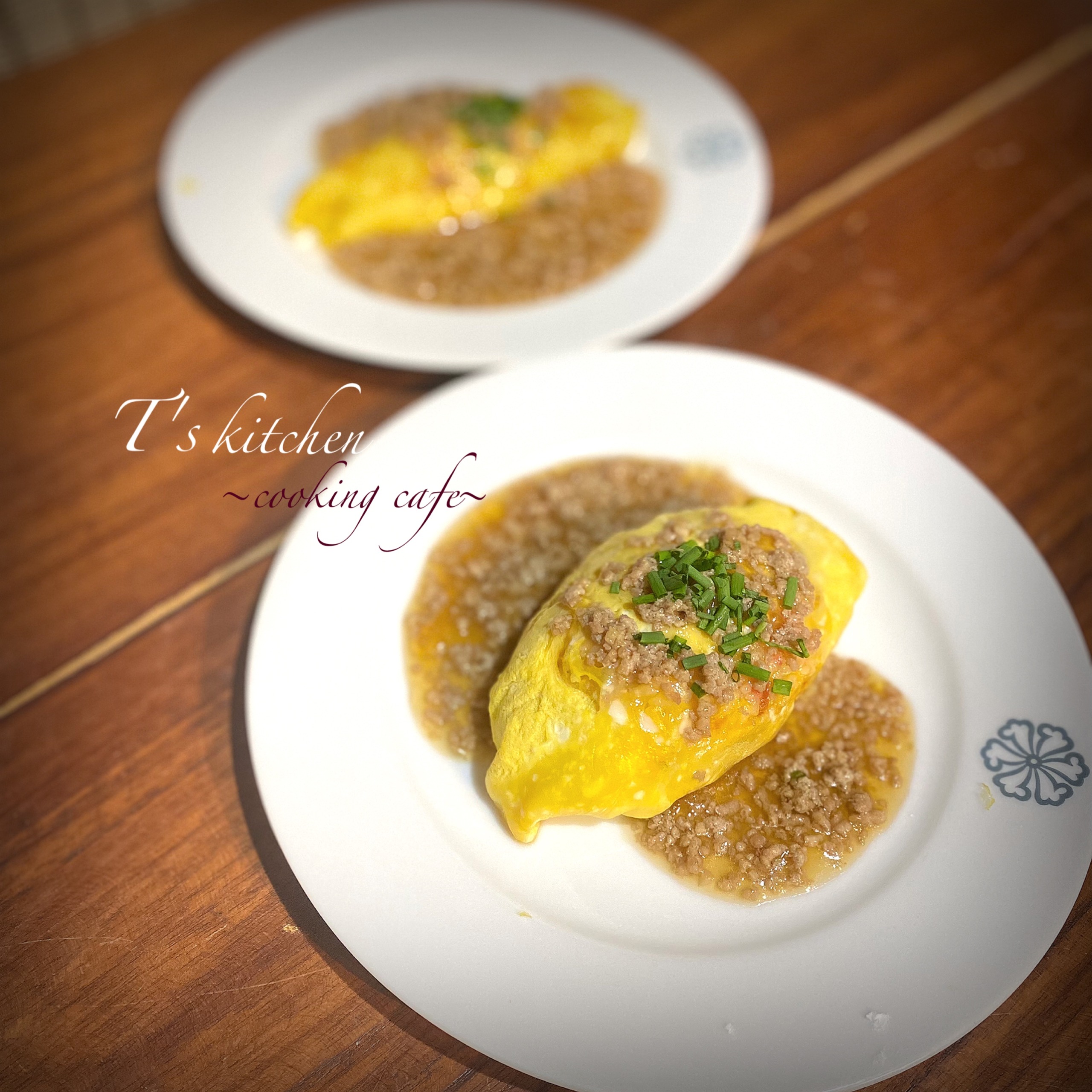 ✨️里芋ご飯の和風オムライス〜鶏そぼろ餡掛け〜✨️